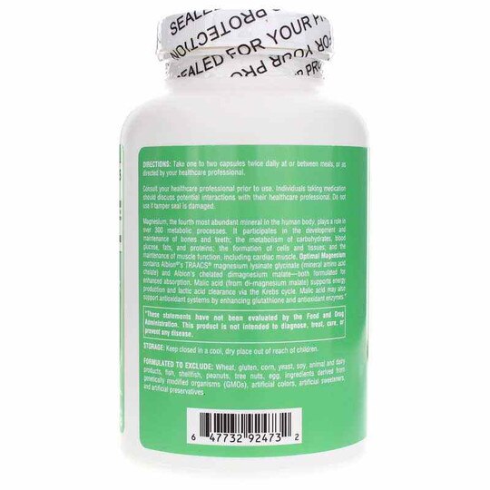 Optimal Magnesium 250 Mg, NHC